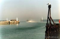 The Princess Anne (GH-2007) departing Dover hoverport